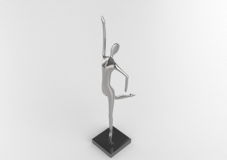 Esculturas 3D - Bailarina - ACCA software