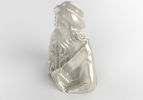 Esculturas 3D - Busto Adam Kraft