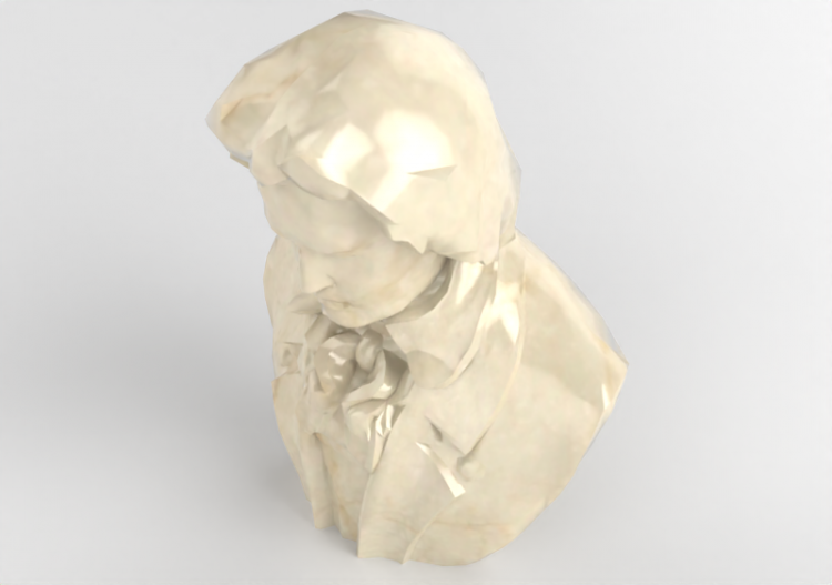 Esculturas 3D - Busto Beethoven - ACCA software