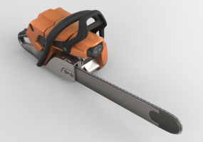 3D Models - Combustion engine CHAINSAW