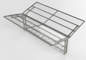 3D Accessories - Covered parking for bicycles - Cyklos - Ypsilon - 313347