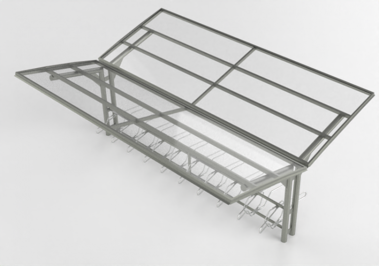 3D Zubehör - Überdachte Fahrradabstellplätze - Cyklos -...