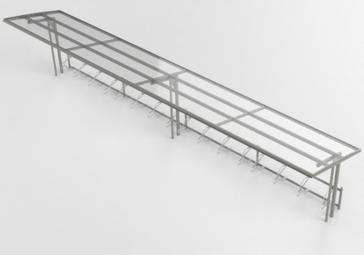 3D Accessories - Covered parking for bicycles - Cyklos -...