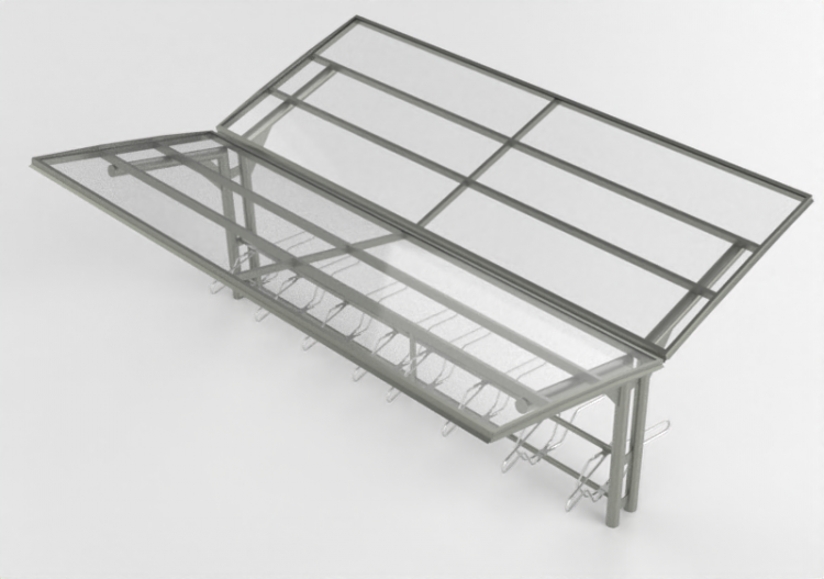 3D Zubehör - Überdachte Fahrradabstellplätze - Cyklos -...