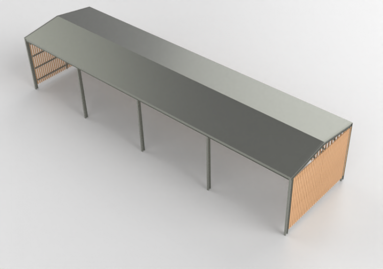 3D Accessories - Covered parking for bicycles - Cyklos -...