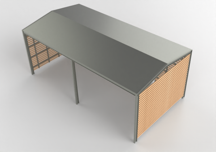 3D Accessories - Covered parking for bicycles - Cyklos -...