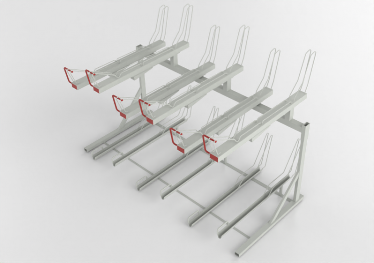Accesorios 3D - Aparcabicicletas versión doble - Cyklos -...