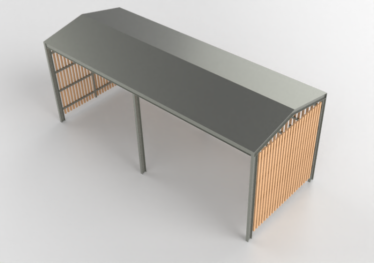 3D Accessories - Covered parking for bicycles - Cyklos -...