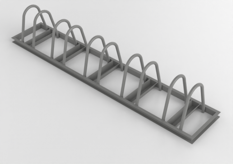 Accessoires 3D - Range-vélos une place - Cyklos - Zeta -...