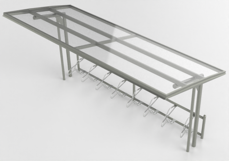 配饰 - Covered parking for bicycles - Cyklos - Kappa - 300745...