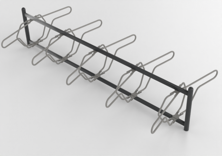 配饰 - Twin bicycle rack - Cyklos - Delta - 314104 - ACCA...
