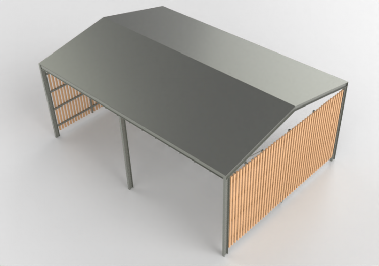 Accessori 3D - Parcheggio coperto per biciclette - Cyklos -...