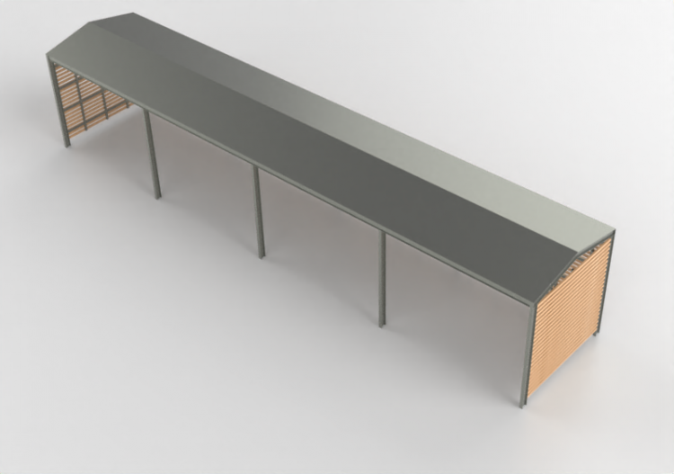 3D Accessories - Covered parking for bicycles - Cyklos -...