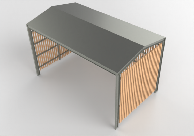 3D Accessories - Covered parking for bicycles - Cyklos -...
