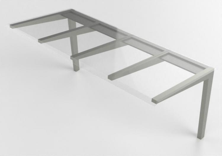 Accesorios 3D - Estacionamiento cubierto para bicicletas -...