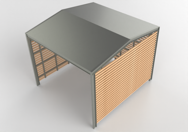 配饰 - Covered parking for bicycles - Cyklos - Yard - ACCA...