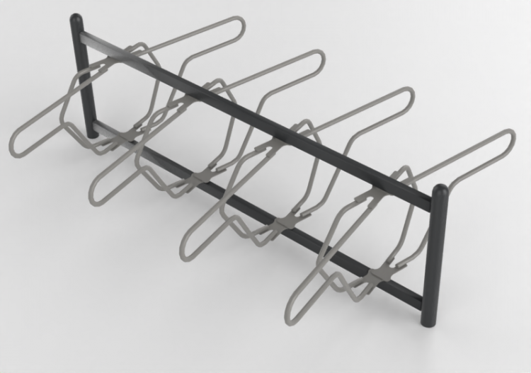3D Accessories - Twin bicycle rack - Cyklos - Delta -...