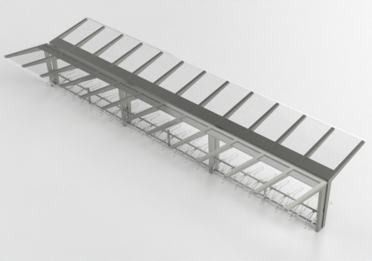 3D Accessories - Covered parking for bicycles - Cyklos -...