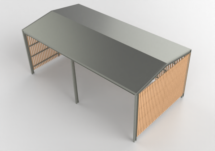 Accessori 3D - Parcheggio coperto per biciclette - Cyklos -...