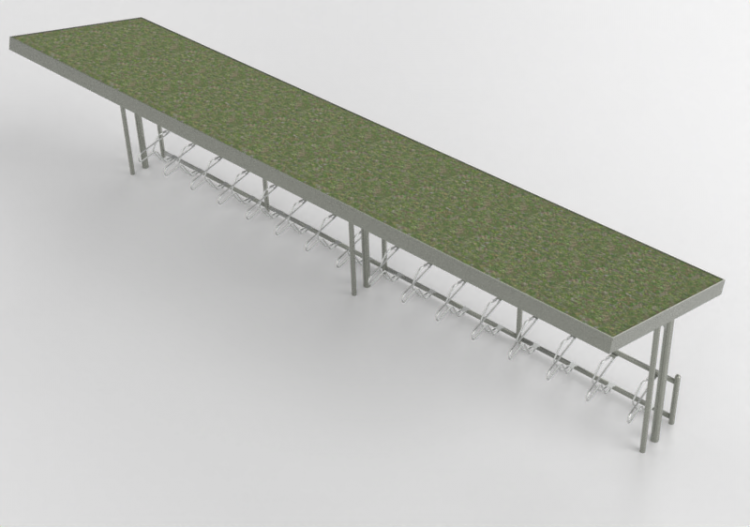 3D Zubehör - Überdachte Fahrradabstellplätze - Cyklos -...
