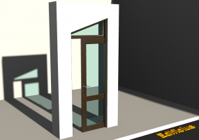 Menuiseries 3D - Classique P[T] 1BVS[2VO]+1SPRLC