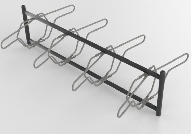 Accesorios 3D - Aparcabicicletas versión doble - Cyklos -...