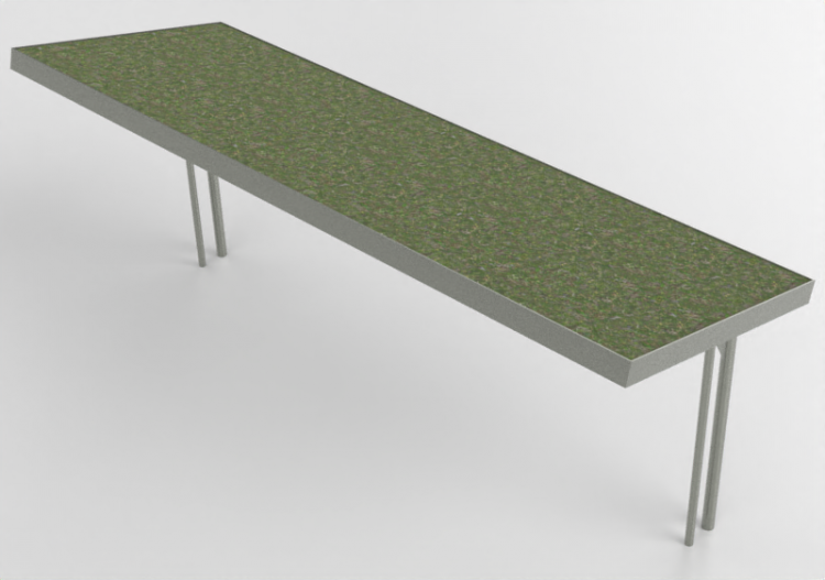 Acessórios 3D - Estacionamento coberto para bicicletas -...