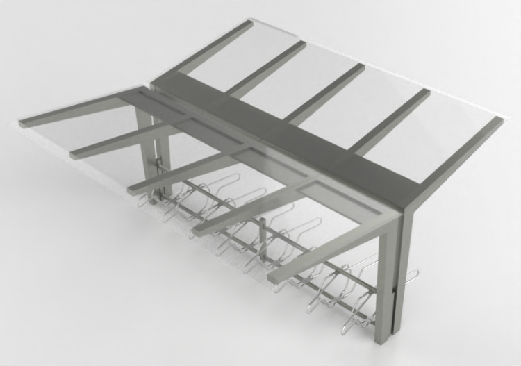 配饰 - Covered parking for bicycles - Cyklos - Light - ACCA...