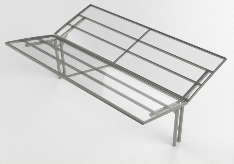 Acessórios 3D - Estacionamento coberto para bicicletas -...