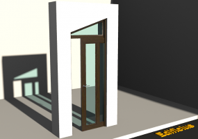 Menuiseries 3D - Classique P[T] 1BVS[2VV]+1SPRLC