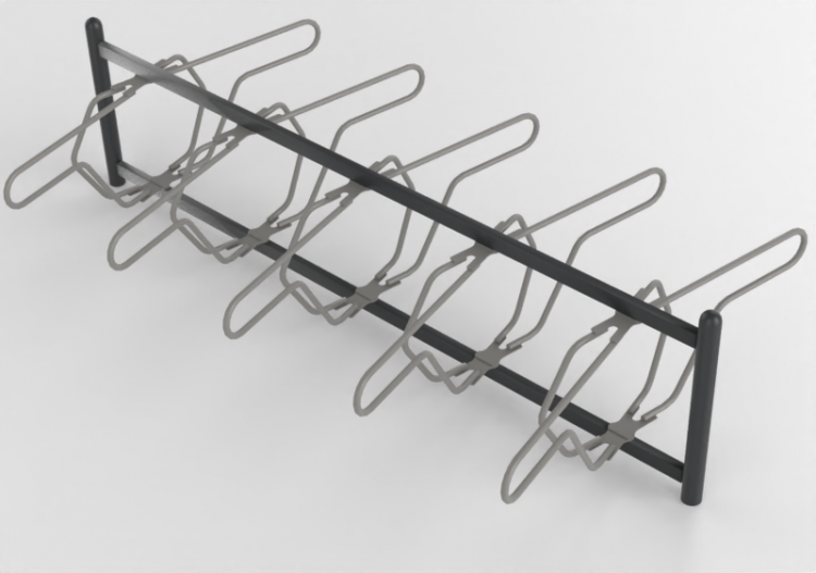 3D Accessories - Twin bicycle rack - Cyklos - Delta -...