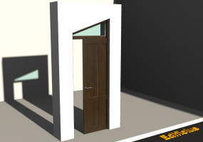 Menuiseries 3D - Classique P[T] 1BVS[4P]+1SPRLC