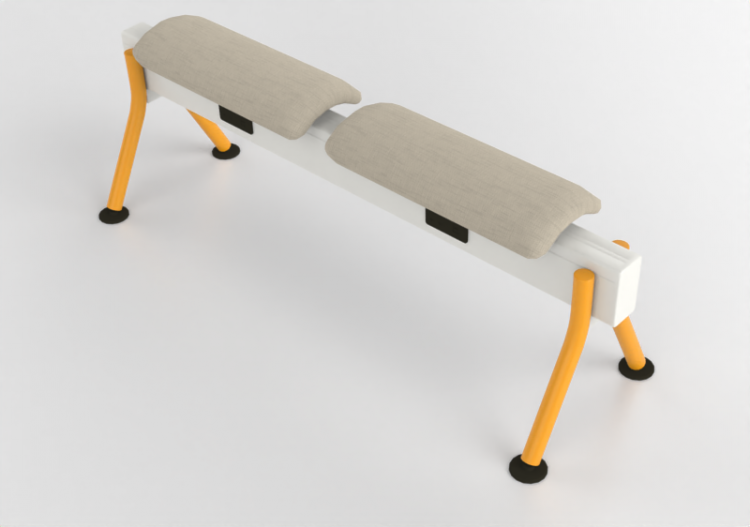 椅子 - Bench with fabric seat - Senator - Colab - CB2SBLF -...