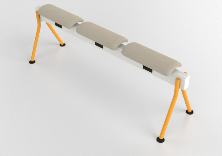 椅子 - Bench with fabric seat - Senator - Colab - CB3SBPF -...