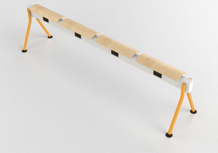 椅子 - Bench with fabric seat - Senator - Colab - CB4SBPP -...