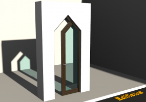 Menuiseries 3D - Classique P[DT] 1BVS[1V]