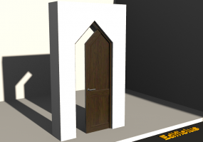 Menuiseries 3D - Classique P[DT] 1BVS[2PO]