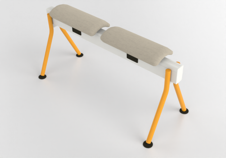椅子 - Bench with fabric seat - Senator - Colab - CB2SBPF -...