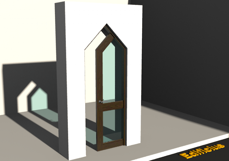 Esquadria 3D - Clássica P[DT] 1FCS[2VH] - ACCA software