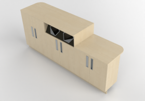 Muebles 3D - Armario para documentos - Senator - Haven - HAPDTRSC-2R