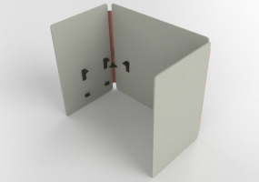 Escrivaninhas 3D - Divis&oacute;ria modular - Play - PYPPS14