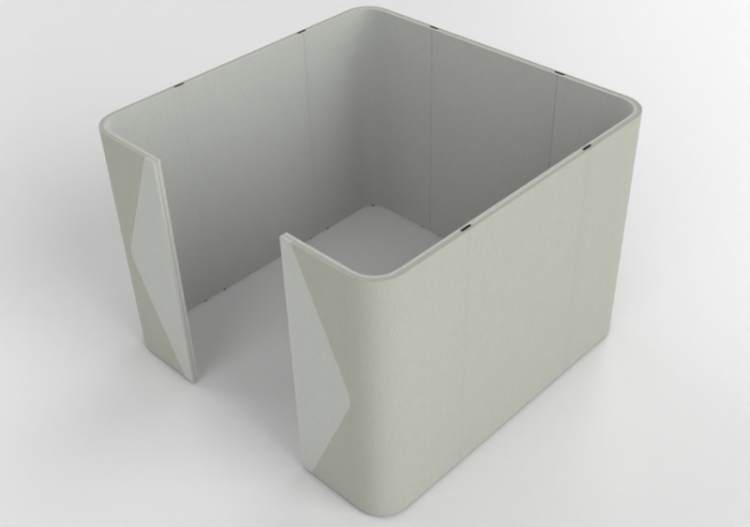 Escritorios 3D - Divisorio modular - Senator - Haven -...