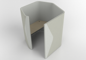 办公桌 - Modular separator with table - Senator - Haven - HAPDSP18L