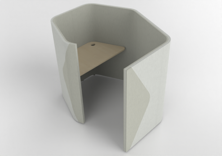 Escritorios 3D - Divisorio modular con mesa - Senator-...