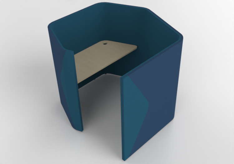 Escritorios 3D - Divisorio modular con mesa - Senator -...