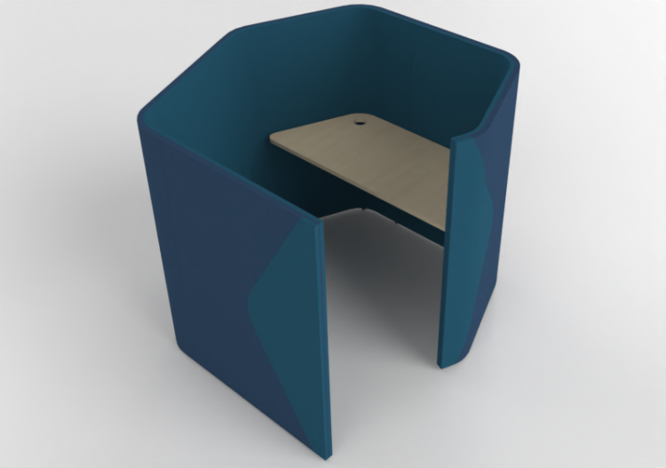 Escritorios 3D - Divisorio modular con mesa - Senator -...