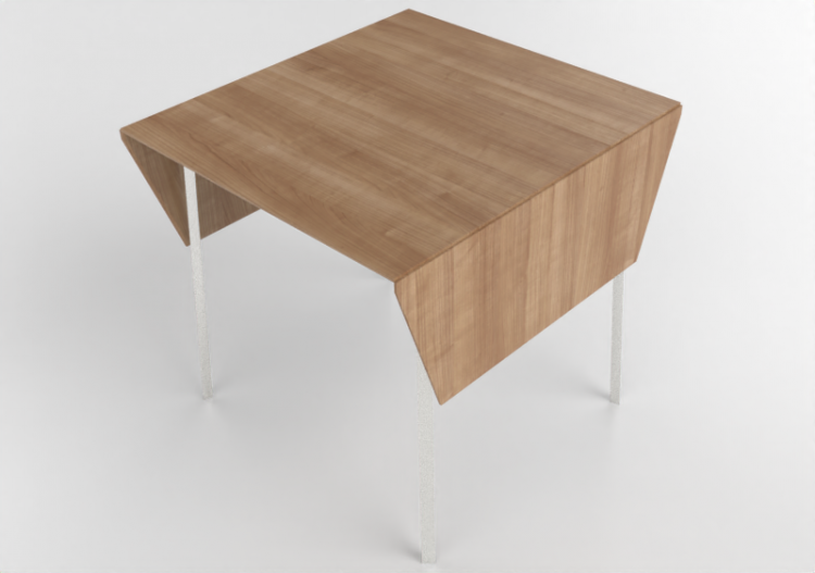 Mesas 3D - Mesa de madeira - Ikea - PS 2012 - ACCA software