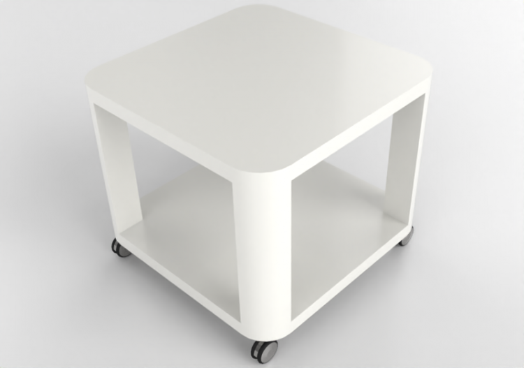 3D Tables - Lacquered wood coffee table - IKEA - Tingby -...