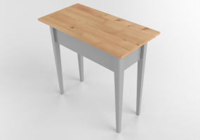 Mesas 3D - Mesa de madeira - Ikea - Norråsen