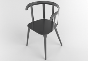 3D Chairs - Lacquered wood chair - IKEA - PS 2012
